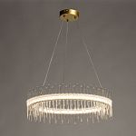 Люстра круглая с прозрачными стеклянными трубками 51 см Nembus варинант исполнения - 3 | Loft Concept в Кирове