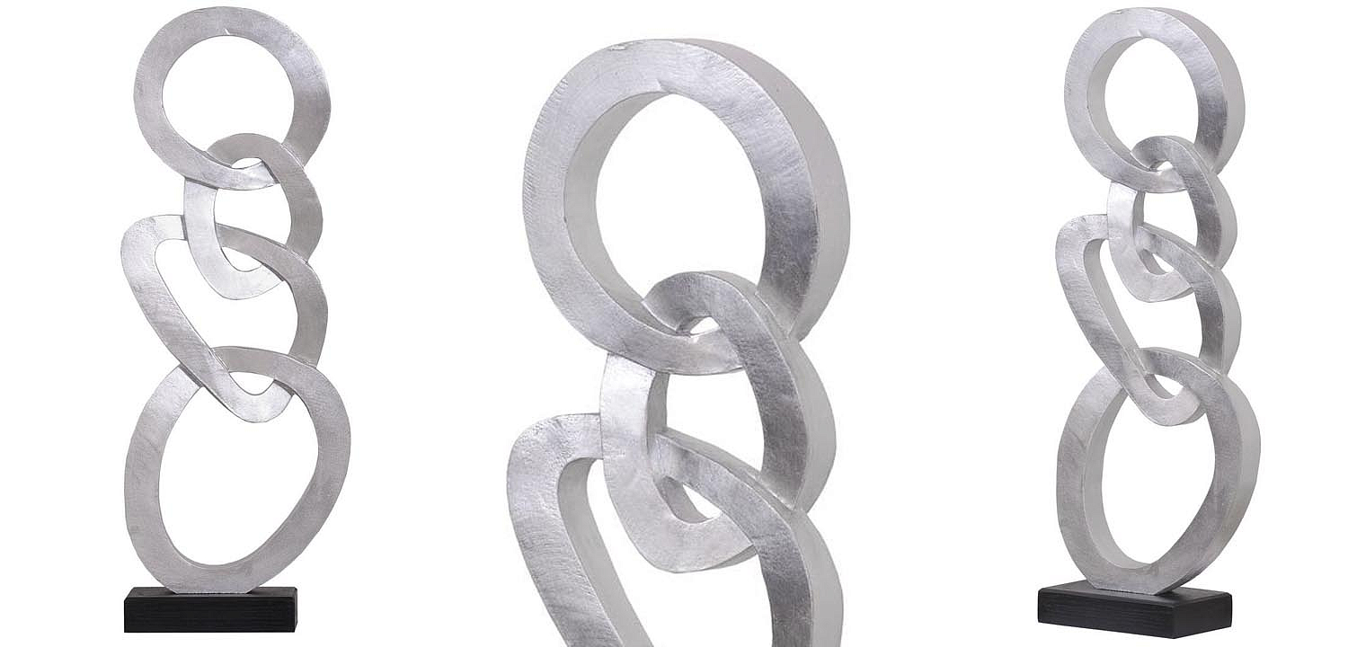 Статуэтка Anillos Statuette silver II Статуэтка Anillos Statuette silver II - Loft-Concept в Кирове