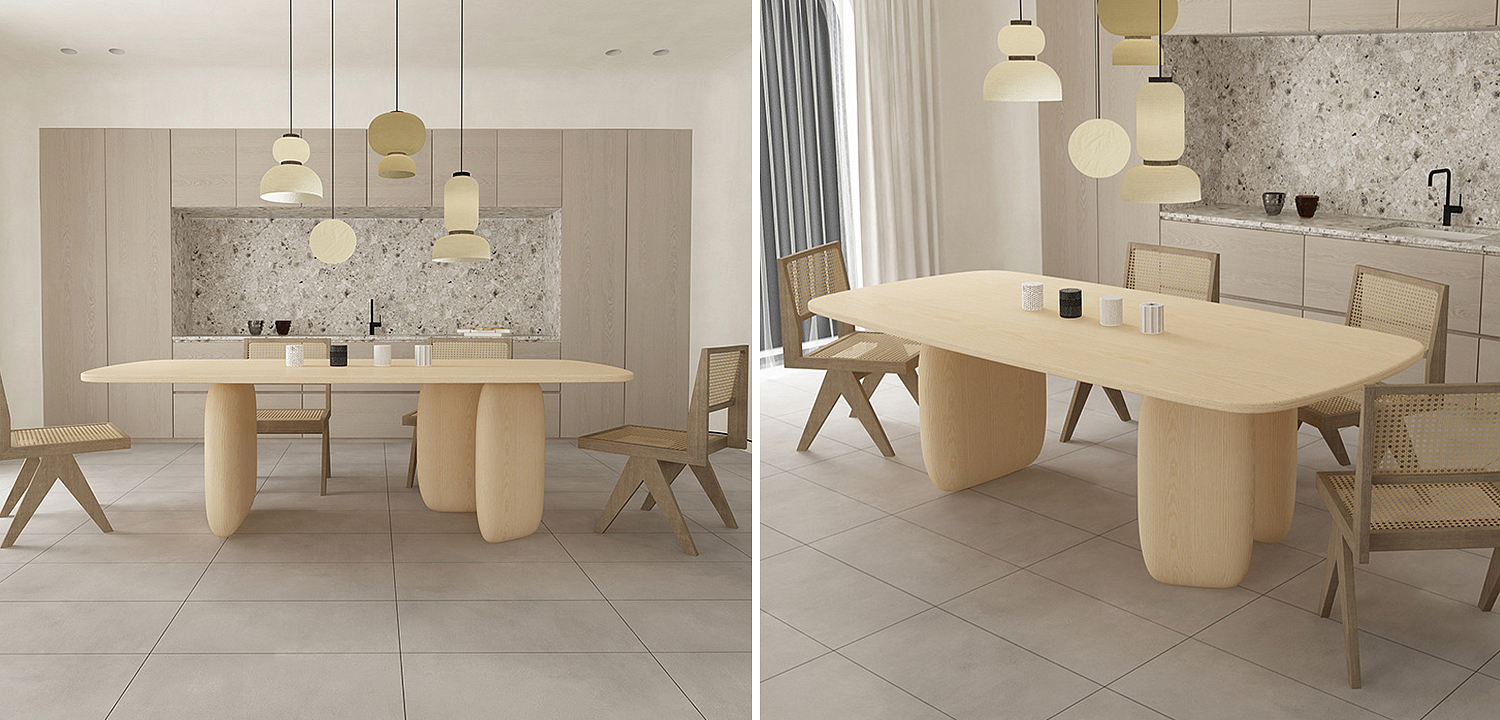 Обеденный стол Colon Dining Table Обеденный стол Colon Dining Table - Loft-Concept в Кирове