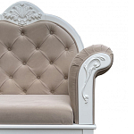 Рекомье со спинкой в стиле прованс Montmartre Provence Ottoman варинант исполнения - 6 | Loft Concept в Кирове