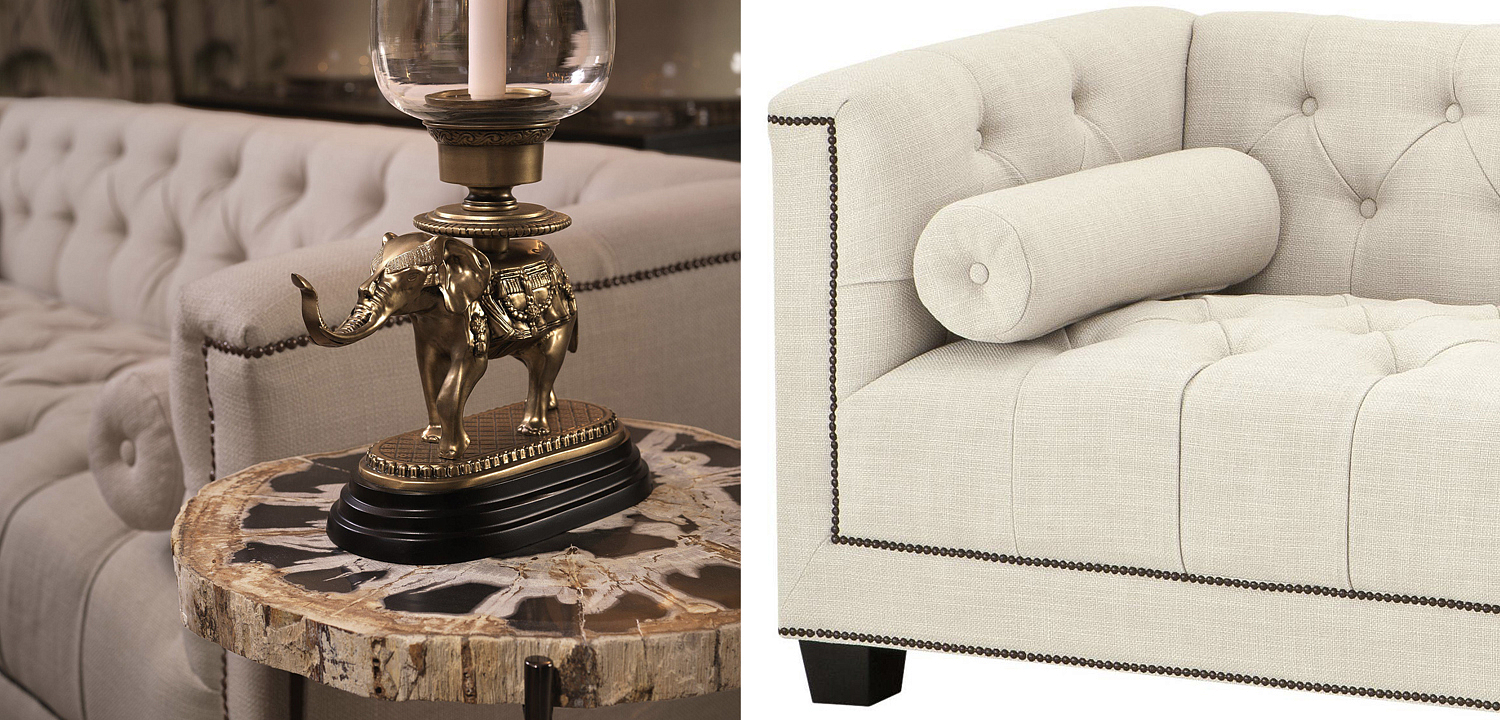 Диван Eichholtz Sofa Paolo Panama natural Диван Eichholtz Sofa Paolo Panama natural - Loft-Concept в Кирове