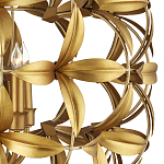 Люстра в форме шара из золотых лепестков Hanging Flowers варинант исполнения - 2 | Loft Concept в Кирове