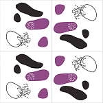 Плитка с узором Камни варинант исполнения - 1 | Loft Concept в Кирове