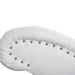 Кушетка белая с мягкой обивкой из велюра Michael Couch варинант исполнения - 5 | Loft Concept в Кирове