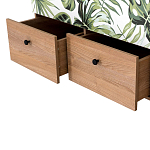 Шкаф с принтом Floral notes варинант исполнения - 3 | Loft Concept в Кирове