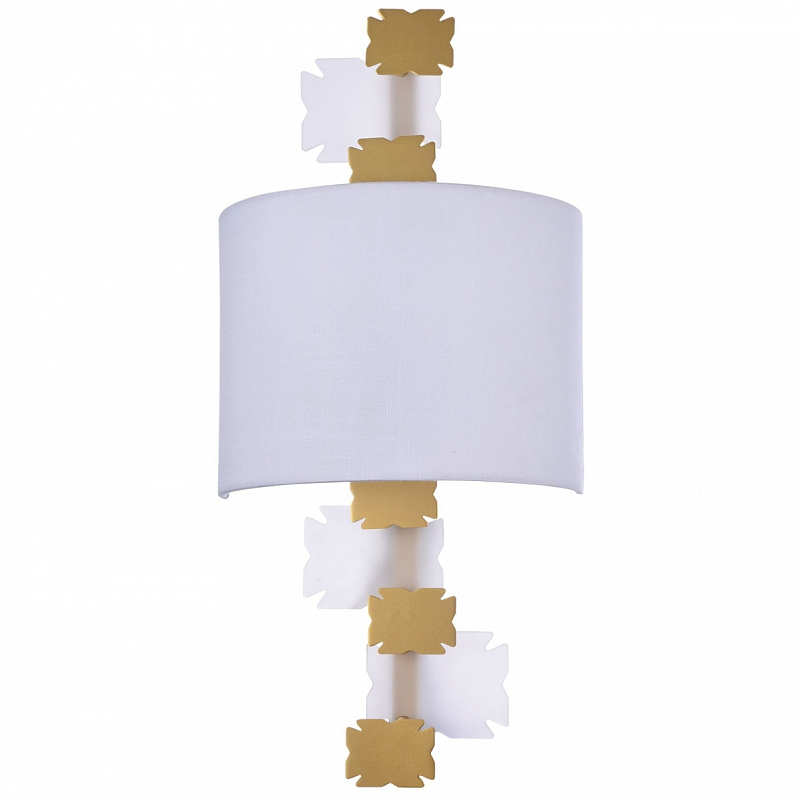 Бра Jacopo Mosaic Sconces Латунь Белый Бра Jacopo Mosaic Sconces Латунь Белый в Кирове | Loft Concept