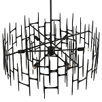 Люстра черная остроконечной формы Black Satin варинант исполнения - 3 | Loft Concept в Кирове