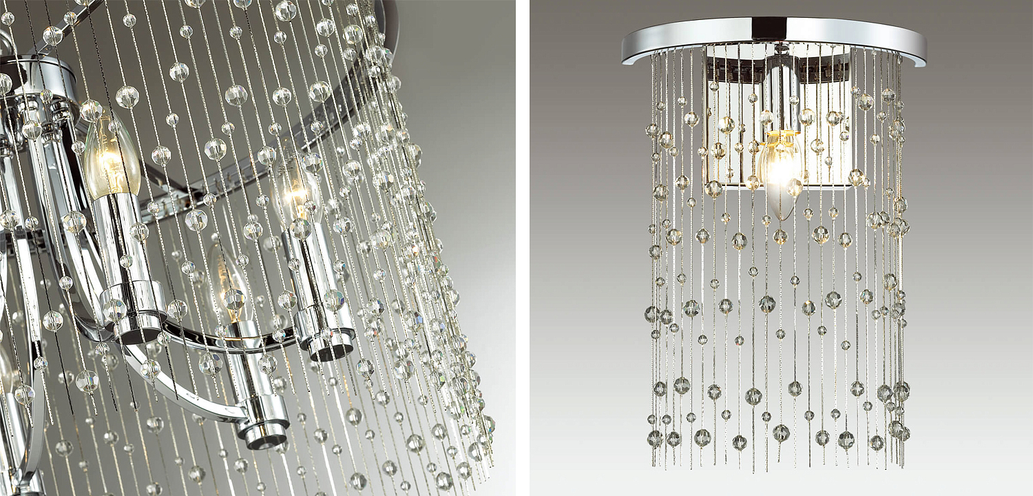 Бра Hailstorm Rain Wall lamp chrome Бра Hailstorm Rain Wall lamp chrome - Loft-Concept в Кирове