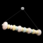 Подвесной светильник светодиодный горизонтальный в виде ожерелья из пастельных сфер Pastel Lunaria Horizon  варинант исполнения - 3 | Loft Concept в Кирове