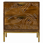 Прикроватная тумба с фактурным фасадом Termite варинант исполнения - 1 | Loft Concept в Кирове