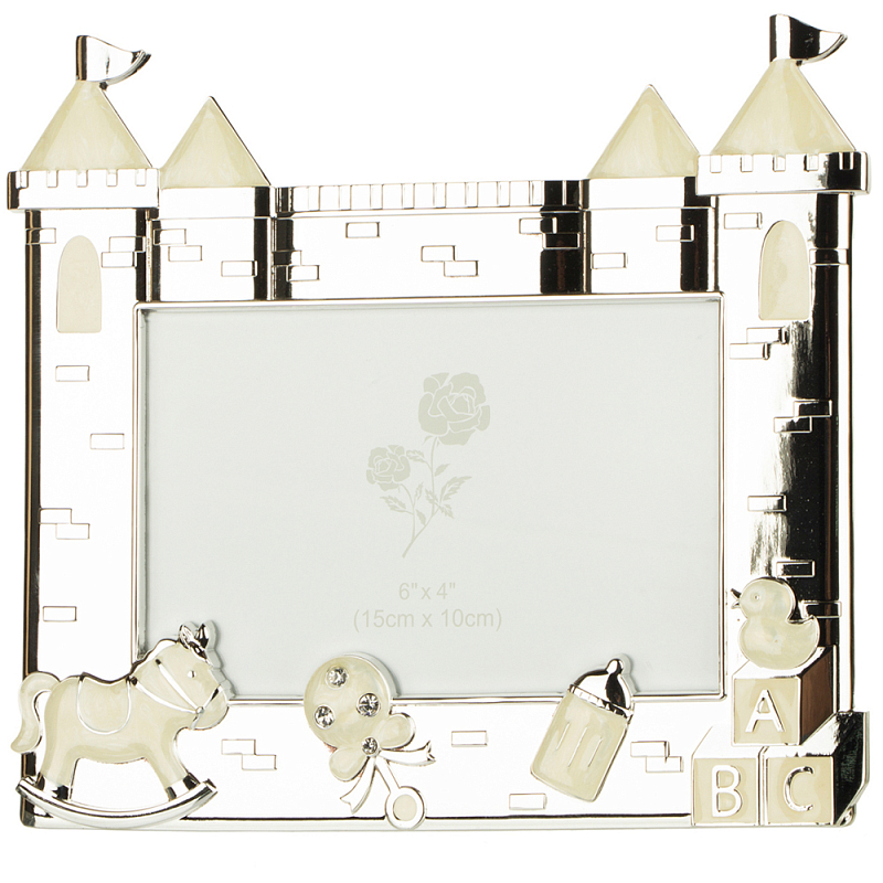 Фоторамка детская Childhood Corner Lock Серебряный в Кирове | Loft Concept 