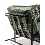 Диван Лофт Натуральная Винтажная кожа Зеленый Two Seat Encounter Leather Sofa варинант исполнения - 5 | Loft Concept в Кирове