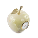 Часы настольные в виде яблока из натурального камня Оникс Stone Clock варинант исполнения - 2 | Loft Concept в Кирове