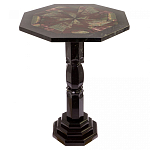 Кофейный стол из натуральных камней Змеевик и Яшма Natural Stone Tables варинант исполнения - 1 | Loft Concept в Кирове