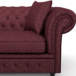 Мебельная ткань Шенилл бордовый цвет 138 см T4-38 варинант исполнения - 8 | Loft Concept в Кирове