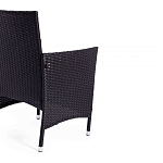 Обеденный комплект из искуственного ротанга Vintara черный варинант исполнения - 2 | Loft Concept в Кирове