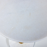 Кофейный столик с белой мраморной столешницей Clipper варинант исполнения - 2 | Loft Concept в Кирове