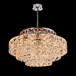 Люстра хрустальная в неоклассическом стиле на серебристом каркасе Majesty варинант исполнения - 4 | Loft Concept в Кирове