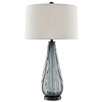 Настольная лампа с фактурным стеклянным основанием Glass Vertical варинант исполнения - 2 | Loft Concept в Кирове