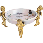 Блюдо фарфоровое Трио ангелов Joy варинант исполнения - 1 | Loft Concept в Кирове