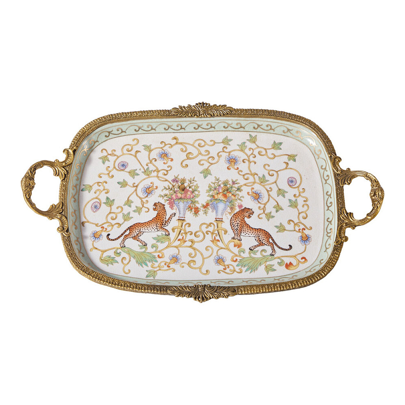 Поднос с растительным и животным дизайном Centennial Garden Мульти в Кирове | Loft Concept 