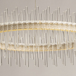 Люстра круглая с прозрачными стеклянными трубками 51 см Nembus варинант исполнения - 4 | Loft Concept в Кирове