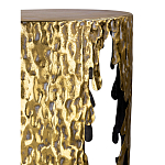 Столик дизайнерский Copper streaks варинант исполнения - 2 | Loft Concept в Кирове