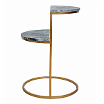 Кофейный столик с подстольем из металла Halves варинант исполнения - 5 | Loft Concept в Кирове