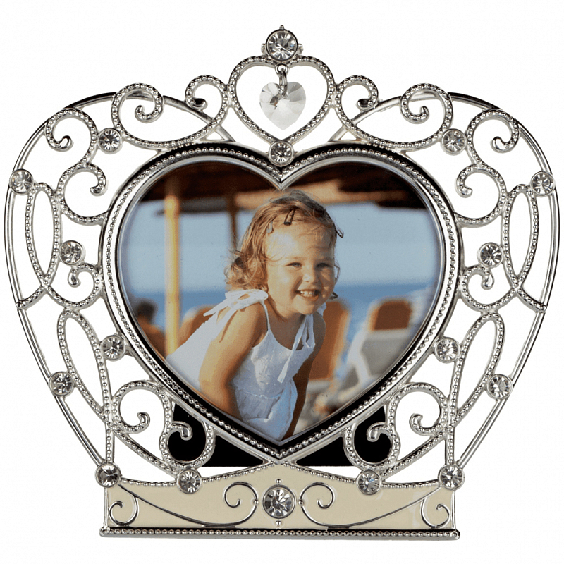 Фоторамка детская Childhood Corner Crown Серебряный в Кирове | Loft Concept 