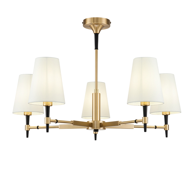 Потолочный светильник Zaragoza Е14 Латунь Белый Черный в Кирове | Loft Concept 