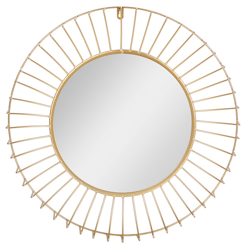 Зеркало круглое настенное в металлической оправе Modern Mirror Space Золотой Зеркало круглое настенное в металлической оправе Modern Mirror Space Золотой в Кирове | Loft Concept
