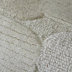 Панно из шерсти и хлопка с узором Beige Calista Serene варинант исполнения - 8 | Loft Concept в Кирове