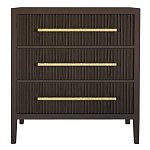 Комод Primo с 3 выдвижными ящиками Темный орех варинант исполнения - 7 | Loft Concept в Кирове