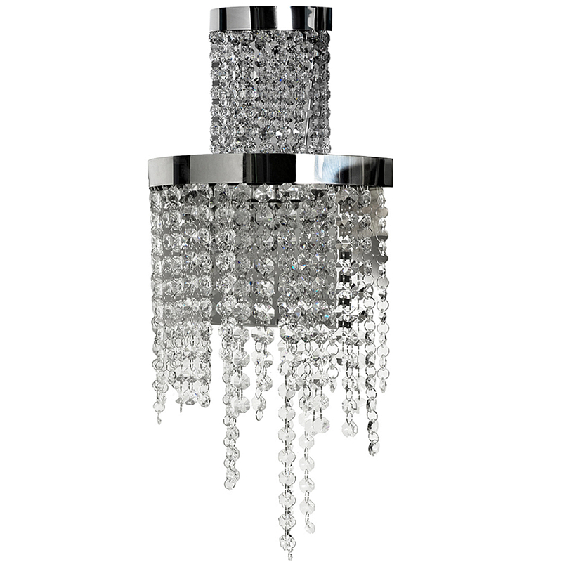 Бра каскадное хром Shining Waterfall Хром Прозрачное Стекло Бра каскадное хром Shining Waterfall Хром Прозрачное Стекло в Кирове | Loft Concept