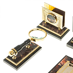 Настольный письменный набор из яшмы и долерита с декором в виде коня Manager Organizer варинант исполнения - 6 | Loft Concept в Кирове