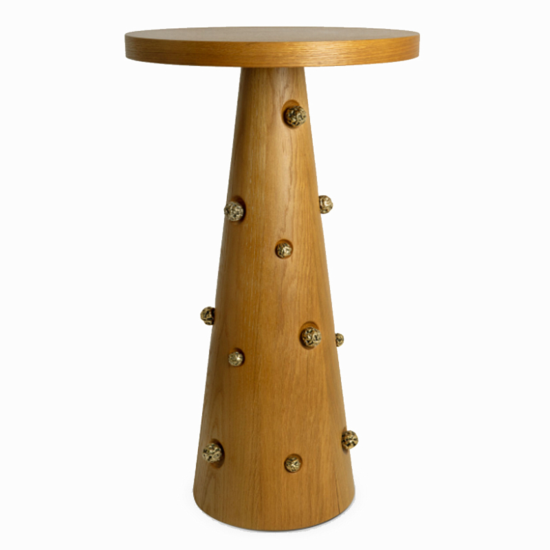 Приставной столик Okinawa Ginger Side table Горчичный Золотой в Кирове | Loft Concept 