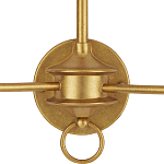 Бра настенное золотого цвета в форме подсвечника Graceful Smoothness варинант исполнения - 1 | Loft Concept в Кирове