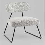 Кресло лаунж Kate букле серый варинант исполнения - 1 | Loft Concept в Кирове