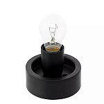 Настольный светильник с янтарным рельефным плафоном Lamp with Frozen Glass Effect варинант исполнения - 2 | Loft Concept в Кирове