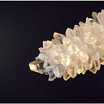 Люстра линейная светодиодная из необработанных кристаллов Mountain Comet варинант исполнения - 2 | Loft Concept в Кирове