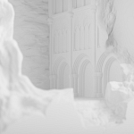 Встраиваемый в стену гипсовый светильник под покраску с эффектом разрушенной стены Antiquity Athena варинант исполнения - 6 | Loft Concept в Кирове