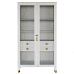 Дизайнерский шкаф витрина Elsa Dreams White с 4-мя ящиками варинант исполнения - 9 | Loft Concept в Кирове