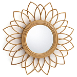 Зеркало из ротанга в форме цветка WICKER MIRROR 65  варинант исполнения - 1 | Loft Concept в Кирове