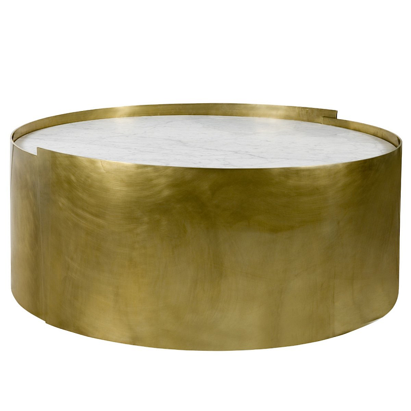 Кофейный Стол Alta Coffee Table Латунь Белый Кофейный Стол Alta Coffee Table Латунь Белый в Кирове | Loft Concept