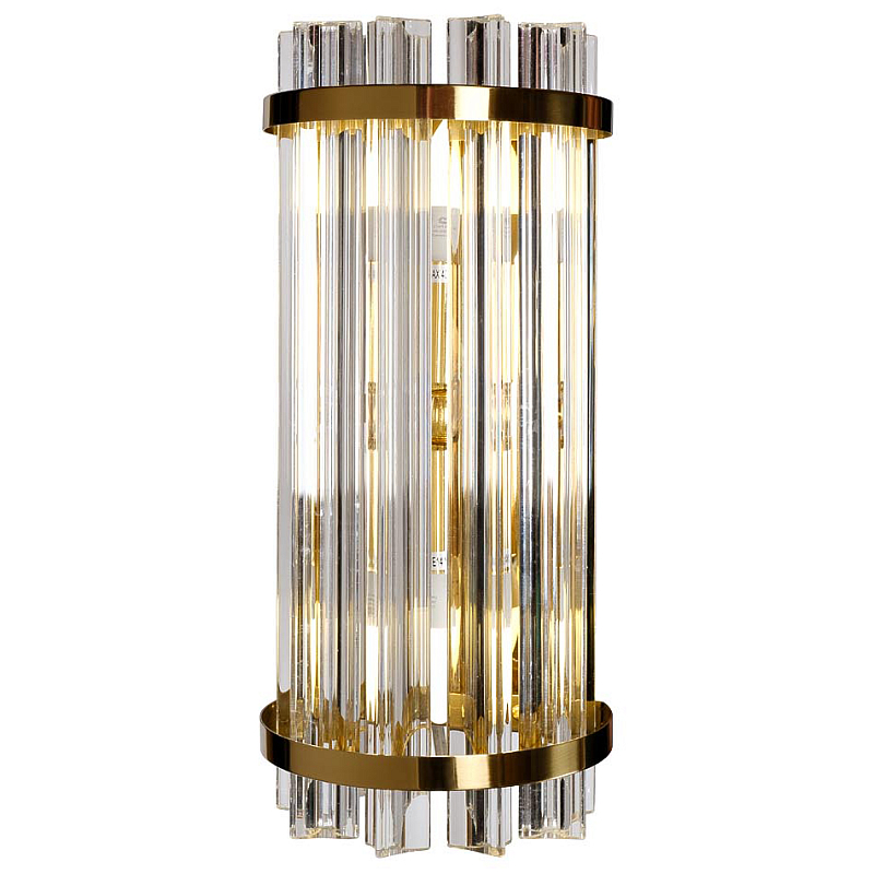 Бра Suspension Glass Cylinders Sconces 35 Глянцевое золото Прозрачный Бра Suspension Glass Cylinders Sconces 35 Глянцевое золото Прозрачный в Кирове | Loft Concept