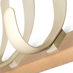 Вешалка настенная с 4-мя бежевыми крючками из пластика Curves Hangers варинант исполнения - 2 | Loft Concept в Кирове