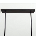 Люстра линейная прямоугольная с подвесками из натурального перламутра Nacre варинант исполнения - 4 | Loft Concept в Кирове