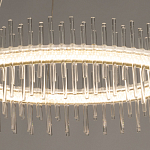 Люстра круглая с прозрачными стеклянными трубками 51 см Nembus варинант исполнения - 5 | Loft Concept в Кирове