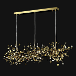 Люстра подвесная из трех частей с металлическими круглыми элементами Terzani Argent варинант исполнения - 4 | Loft Concept в Кирове