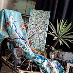 Постер на холсте в стиле шинуазри Playing Weiqi in the Peach Orchard Poster варинант исполнения - 2 | Loft Concept в Кирове